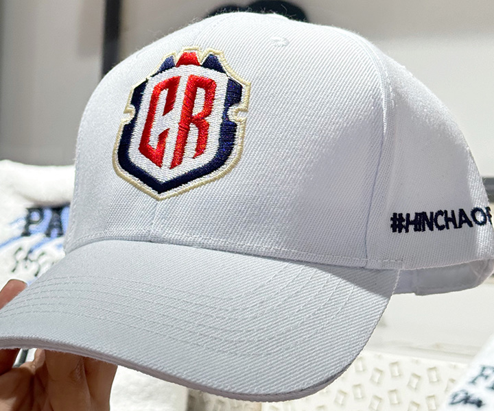 Gorra personalizada blanca de CR - 390