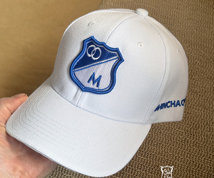 Gorra personalizada blanca de Millonarios - 148