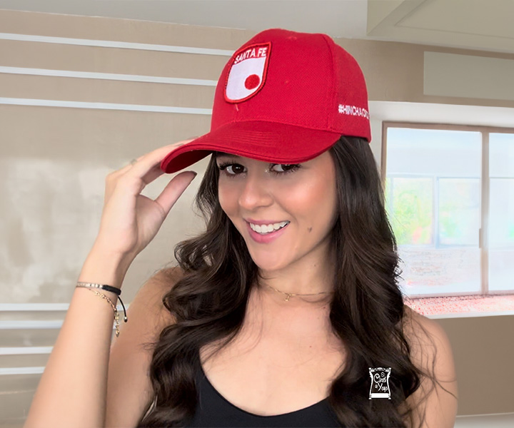 Gorra personalizada roja de Independiente de Santa Fe - 137