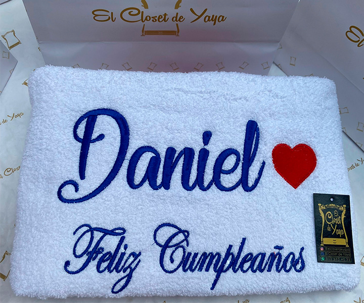 Toalla personalizada para hombre de corazon sencillo - 404