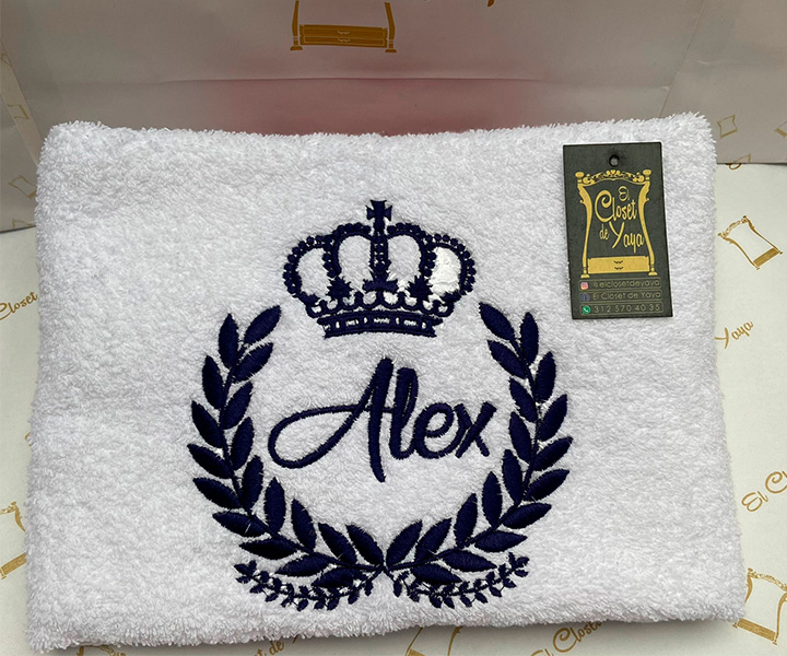 Toalla personalizada para hombre de corona - 406